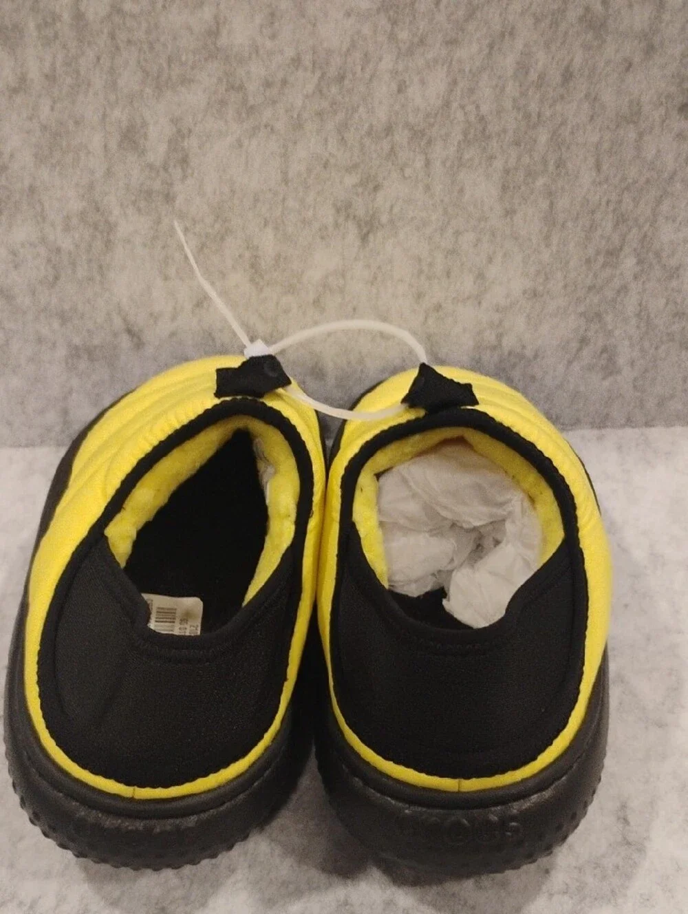 Yellow Kids Puffer Slip-On Shoes